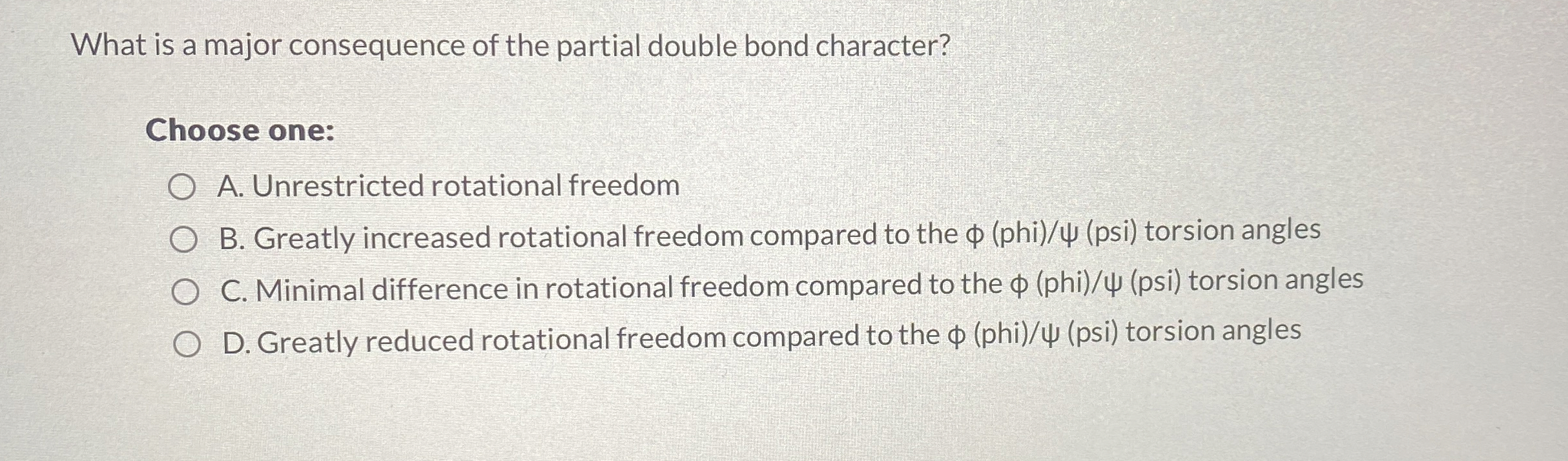 Solved What is a major consequence of the partial double