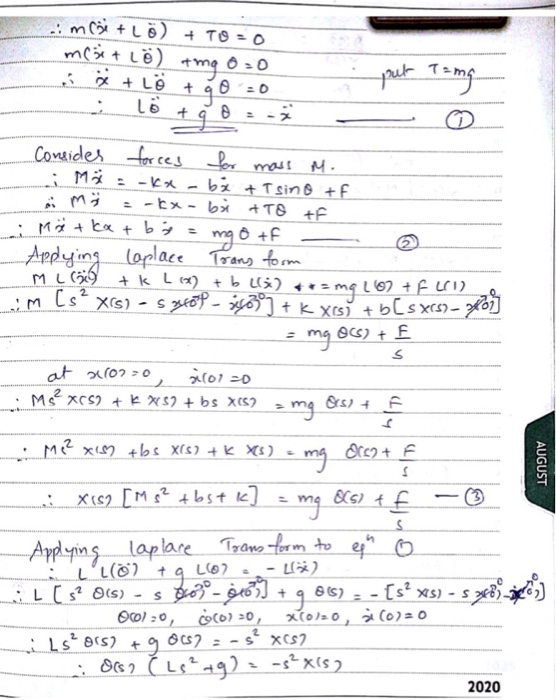 Use Simulink To Solve For Part B And D Assume Chegg Com