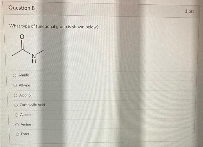 Type Of Functional Group