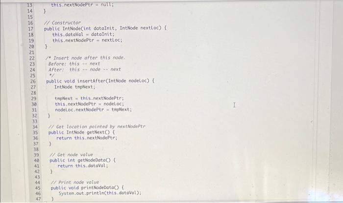 Solved Java// use the code that is provided.There are two | Chegg.com