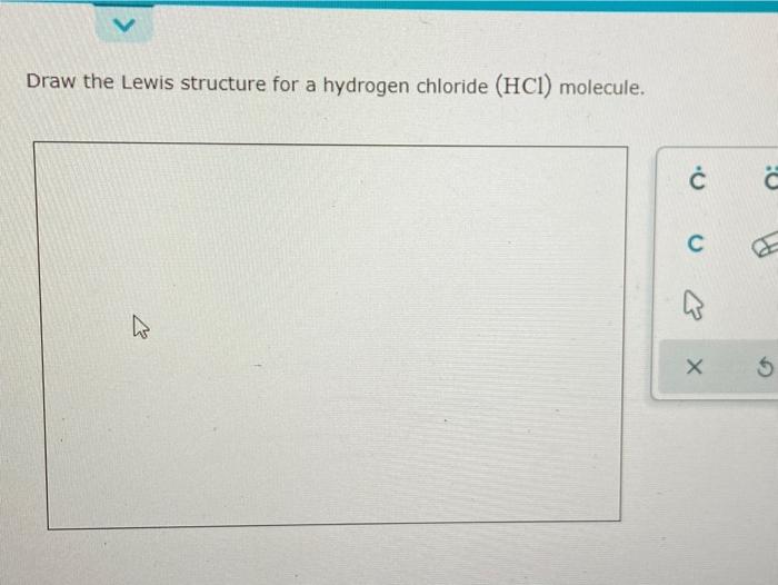 hydrogen chloride lewis structure