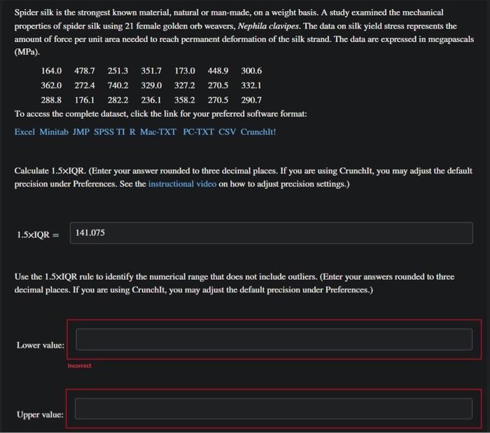 Solved Spider silk is the strongest known material, natural