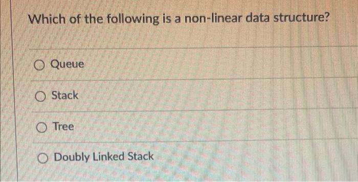 Solved Which of the following is a non-linear data | Chegg.com