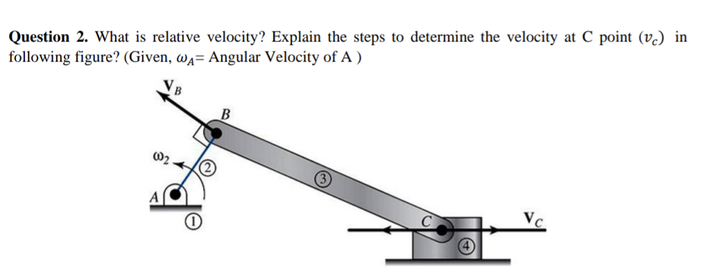 Question 2. ﻿what Is Relative Velocity? Explain The 