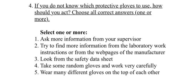 Are You Wearing the Correct Lab Safety Gloves?