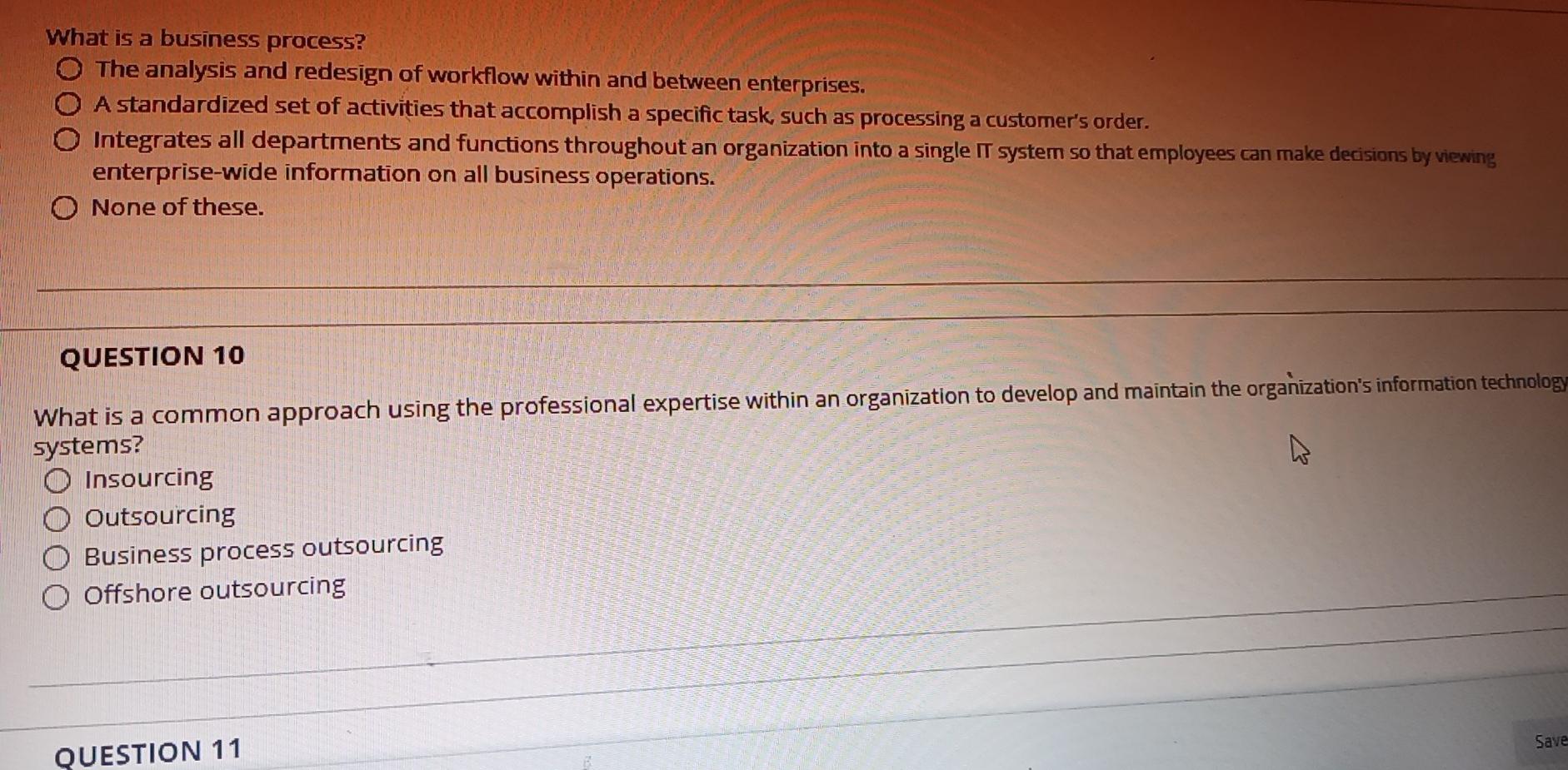 Solved What Is A Business Process The Analysis And Redesign Chegg