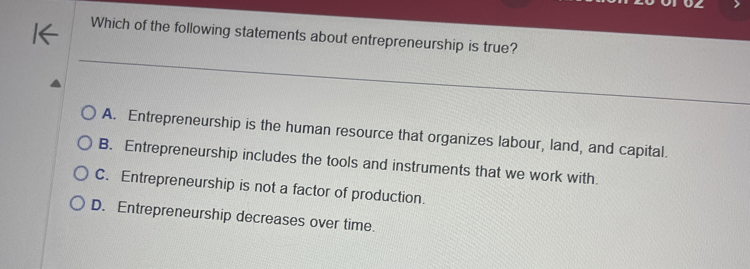 Solved Which of the following statements about