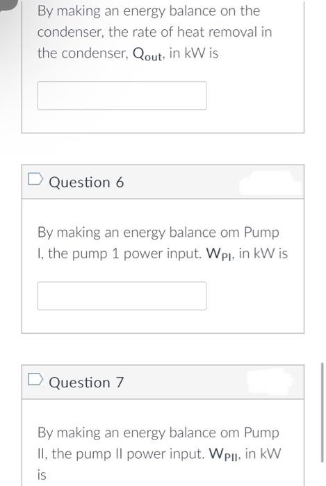 Solved For Question 1: By making an energy balance on the | Chegg.com