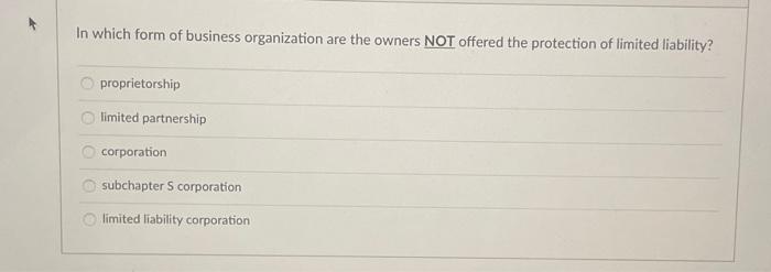 Solved Which One or More Of The Following Business Chegg