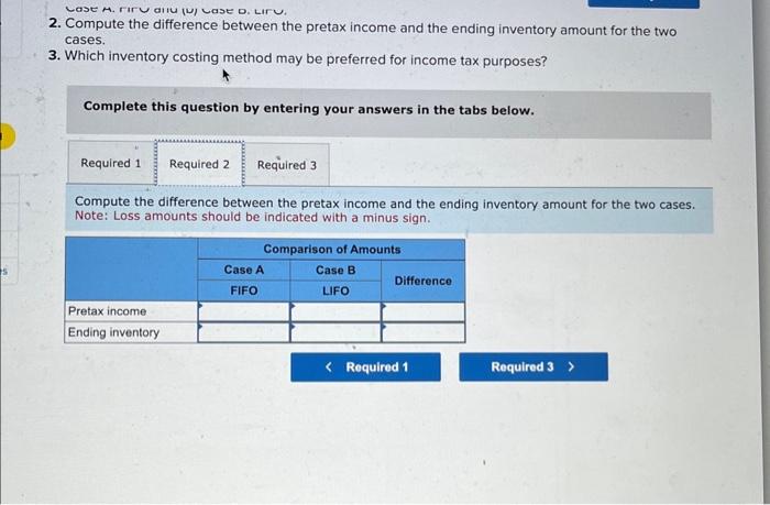 Solved Prepare A Separate Income Statement Through Pretax | Chegg.com