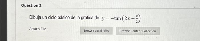 \( y=-\tan \left(2 x-\frac{\pi}{2}\right) \)