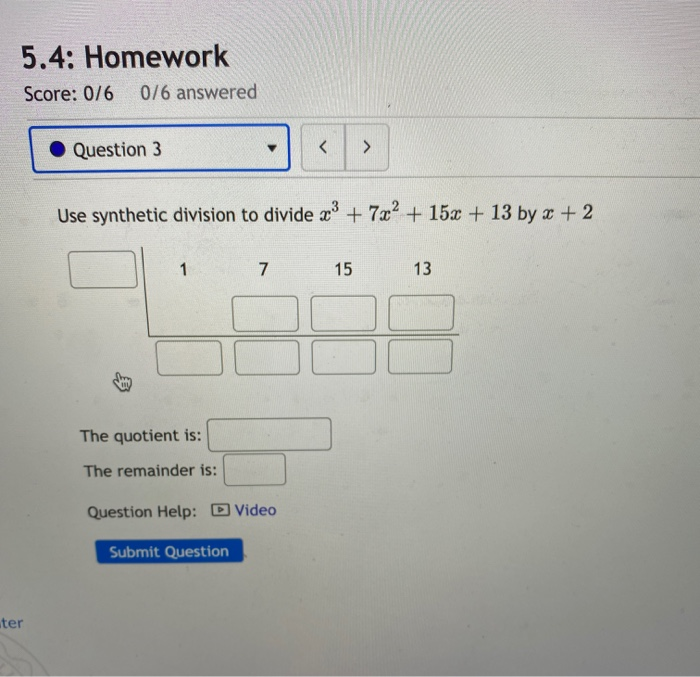 Solved Due Sunday by 11:59pm Points 6 Submitting an e 5.4: | Chegg.com