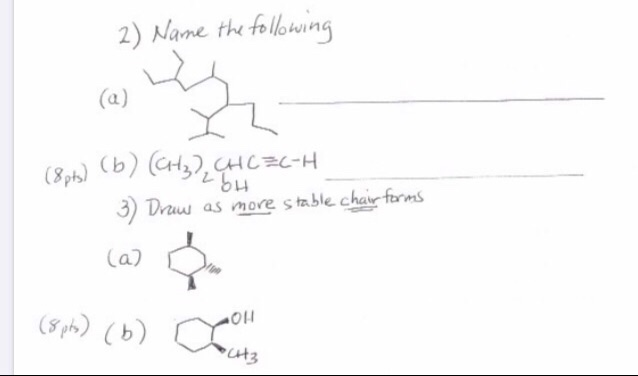 Solved draw the structures for a-efor this part name the | Chegg.com
