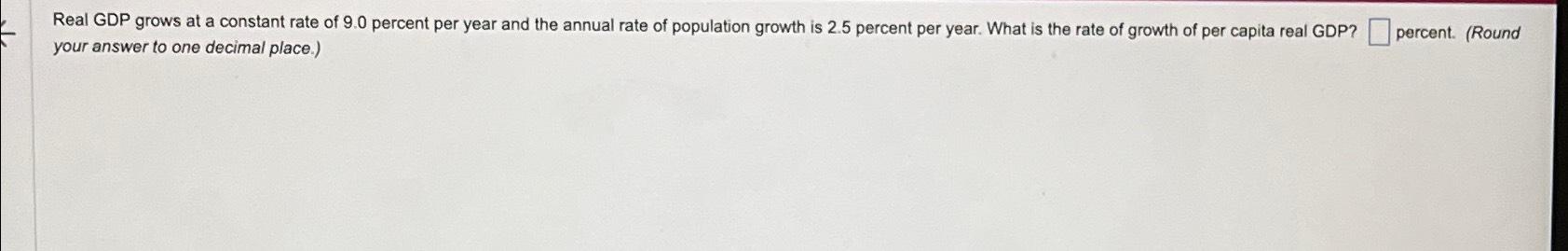 your answer to one decimal place.)percent. (Round | Chegg.com