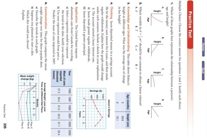 Solved Multiple Choice: Choose the correct answer for | Chegg.com