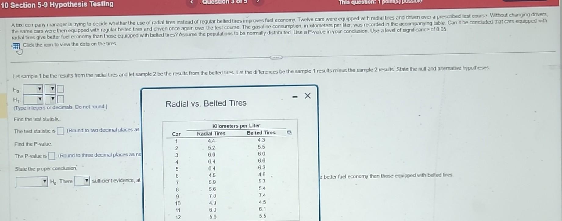 Solved radial tires give better fuel economy than those | Chegg.com