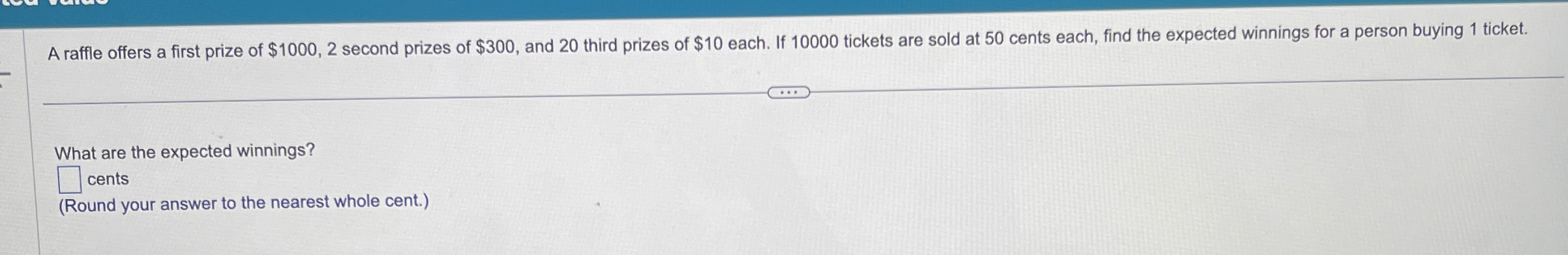 Solved A raffle offers a first prize of $1000,2 ﻿second | Chegg.com