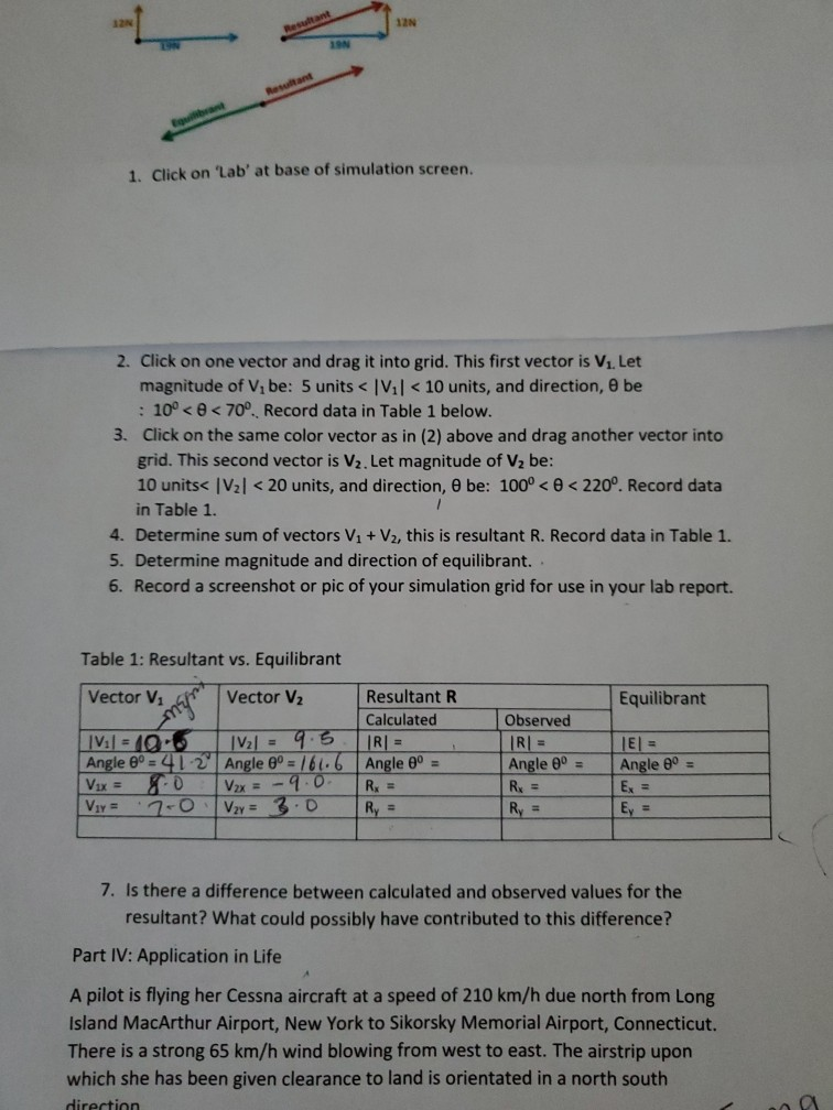 Solved please i need help with my lab report. Also include Chegg