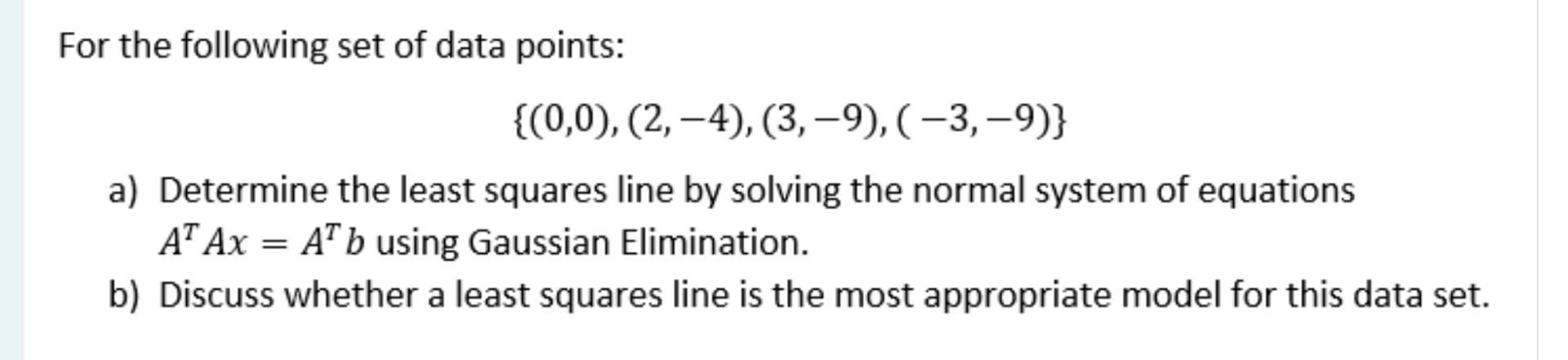 Solved B) For Each Of The Following Set Of Vectors Determine | Chegg.com