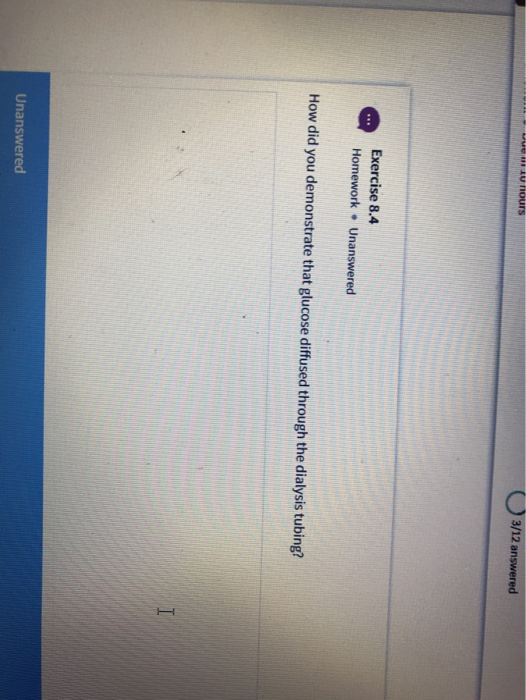 Solved EXERCISE B: LAB REPORT Diffusion and Osmosis Name: | Chegg.com
