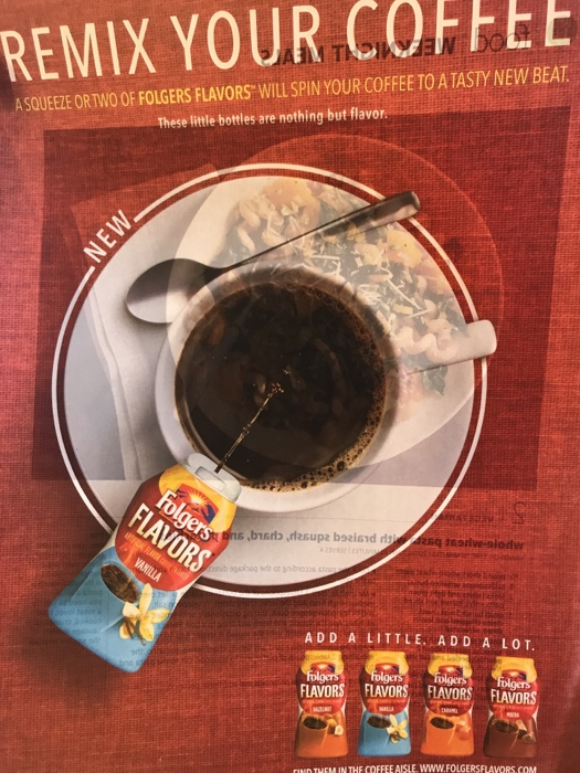 Solved Remix Your Coffee A Squeeze Or Two Of Folgers Flav Chegg Com