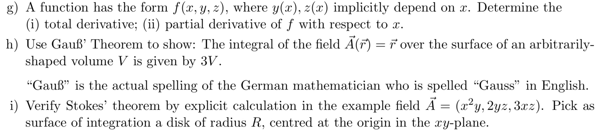 Solved Please solve all three parts and show all work. No | Chegg.com
