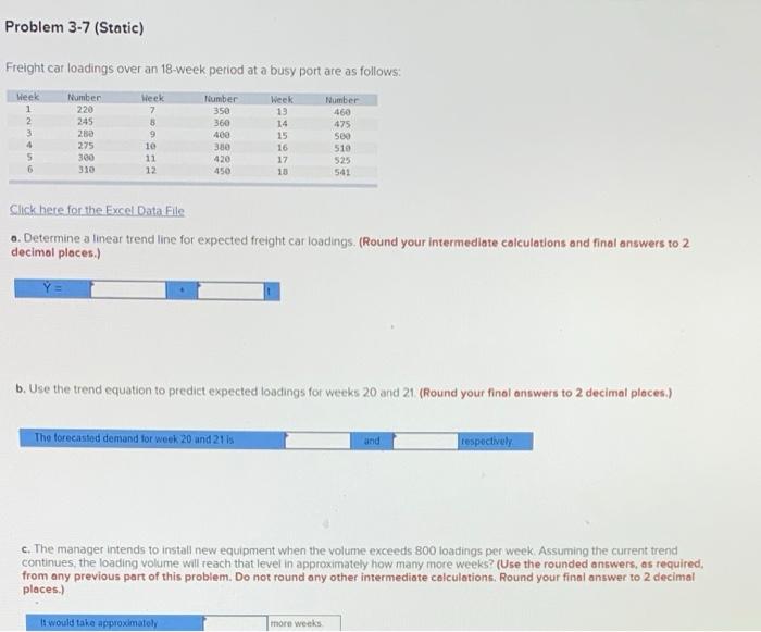 Solved Problem 37 (Static) Freight car loadings over an