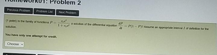 Solved Problem 2 Previous Problem Problem List Next Problem | Chegg.com
