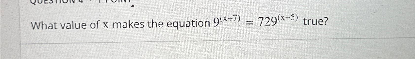 find the value of x 3x 729