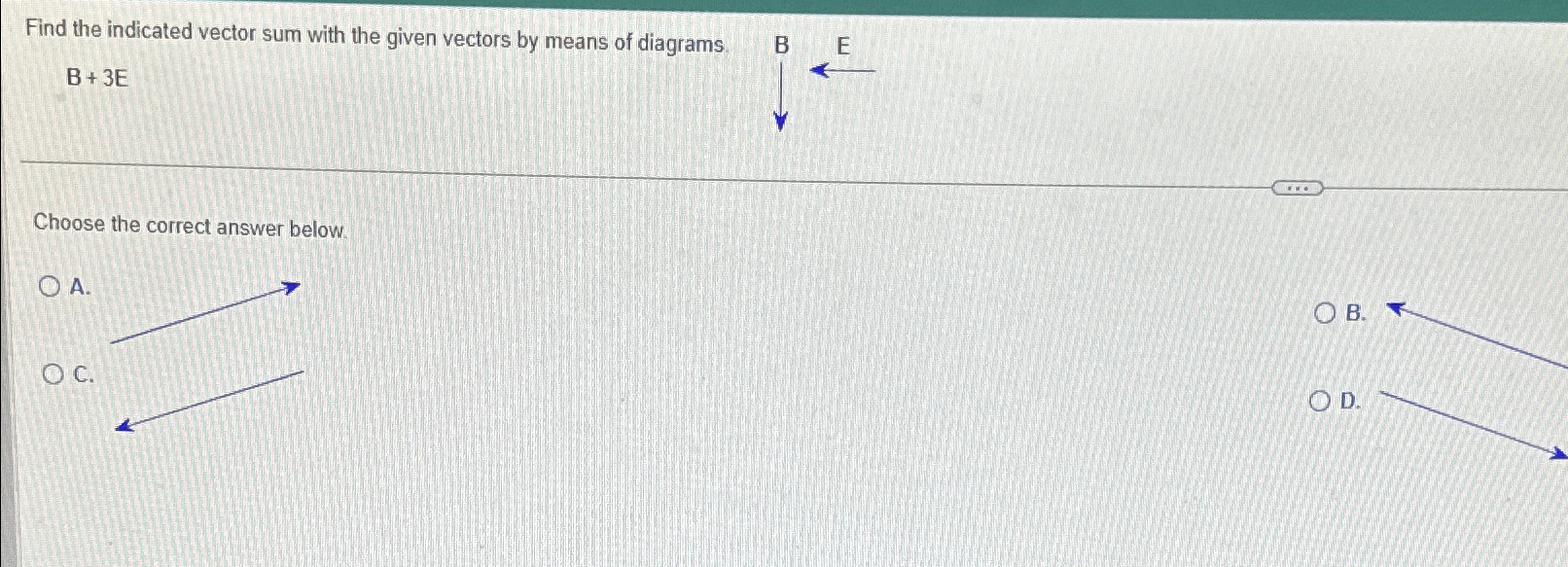 Solved Find the indicated vector sum with the given vectors | Chegg.com