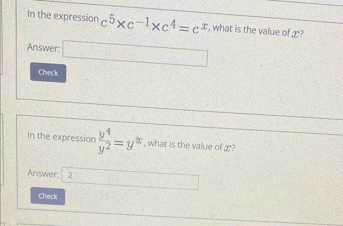 Solved In the expression c5 xc-1xc4=QI, what is the value of | Chegg.com