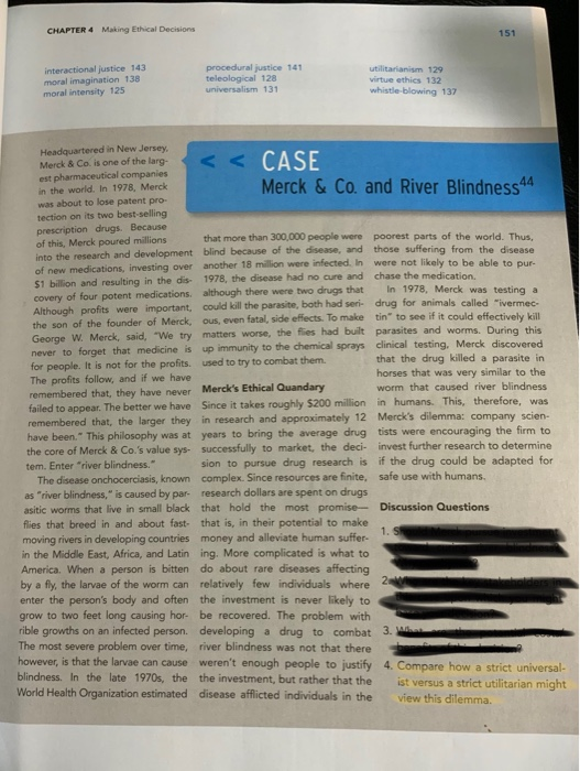 Solved CHAPTER 4 Making Ethical Decisions 151 interactional | Chegg.com
