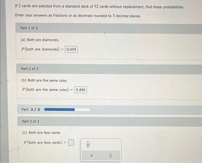 [Solved] If 2 cards are selected from a standard deck of 5