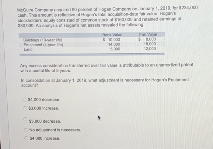 solved-mcguire-company-acquired-90-percent-of-hogan-company-chegg