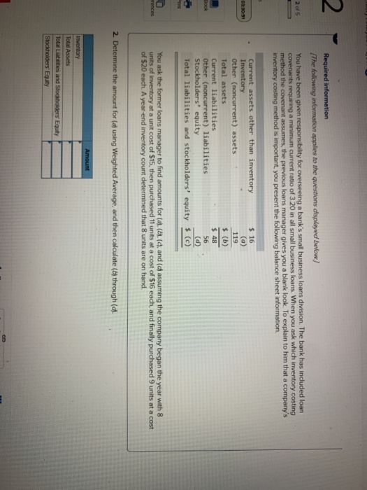 Solved Determine the amount for (a) using weighted average | Chegg.com
