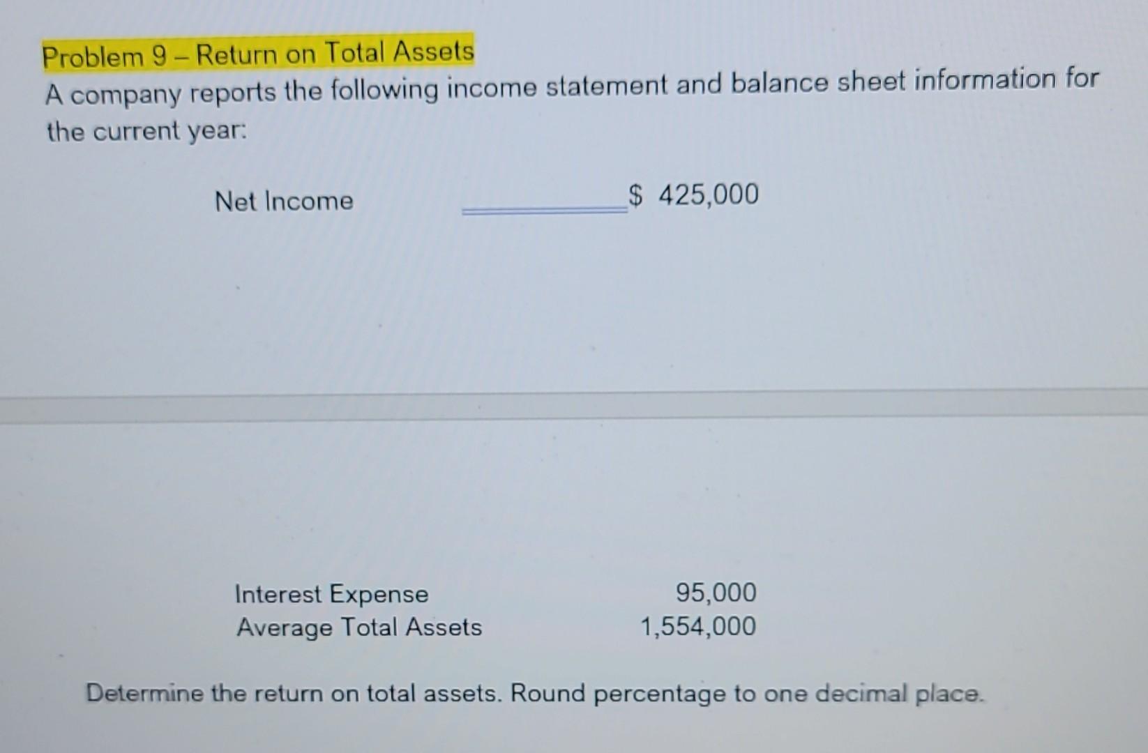 solved-problem-9-return-on-total-assets-a-company-reports-chegg