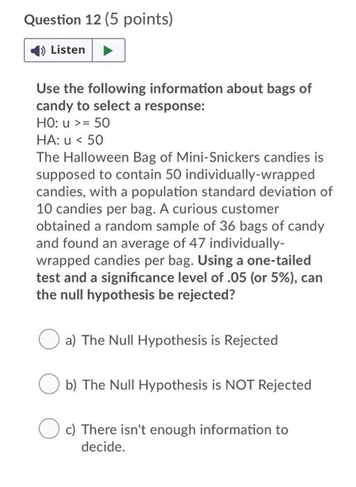 Solved Question 12 (5 Points) Listen Use The Following | Chegg.com