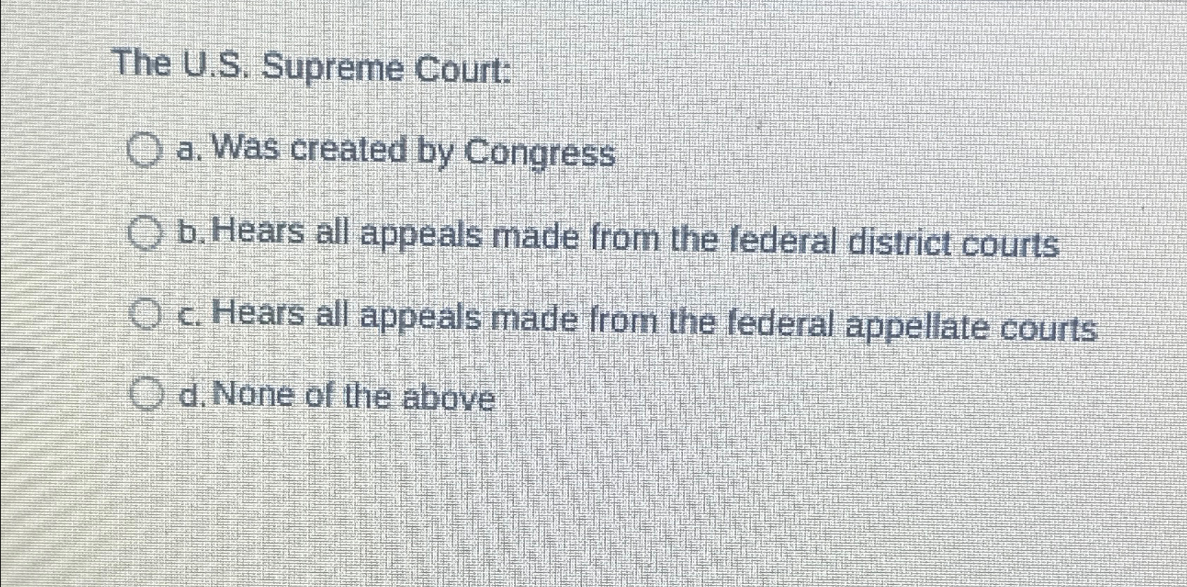 Supreme court was created by sale