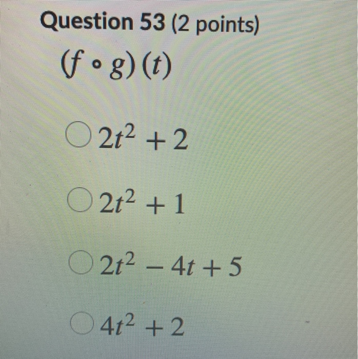 Solved Let F X 2x2 3 And G X X 1 Find Each Of