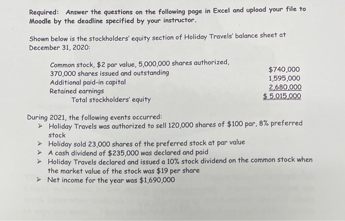 Solved Required: Answer the questions on the following page | Chegg.com