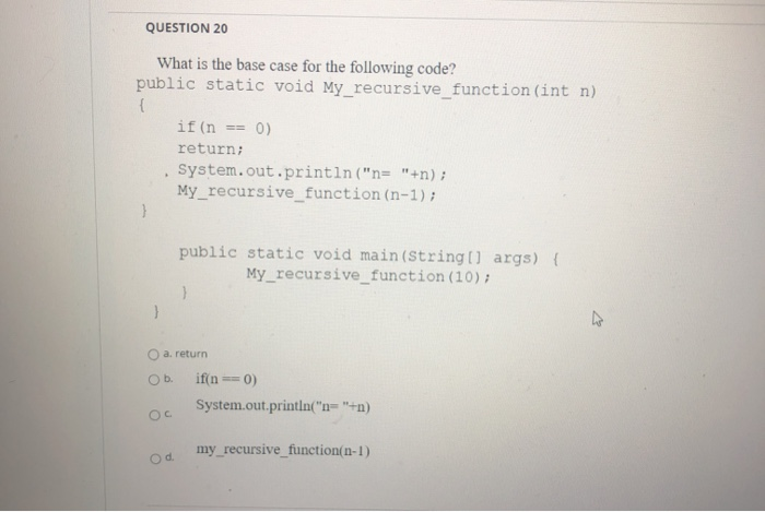 Solved QUESTION 12 An Algorithm is list of to solve the | Chegg.com