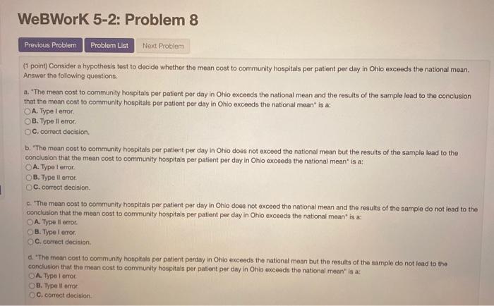 Solved WeBWork 5-2: Problem 6 Previous Problem Problem List | Chegg.com