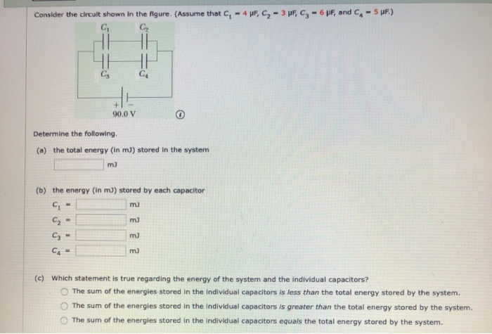Solved Consider the circult shown in the figure. (Assume | Chegg.com