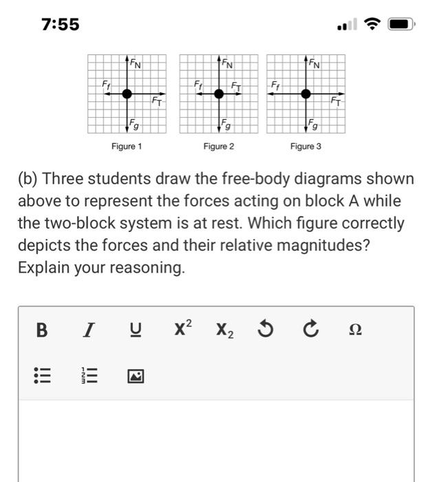 Solved Block A With Mass MA Rests On A Horizontal Tabletop, | Chegg.com