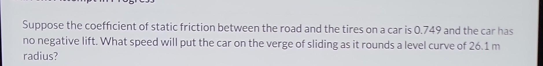 Solved Suppose the coefficient of static friction between | Chegg.com