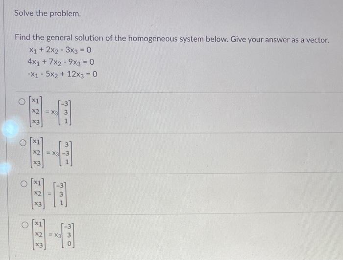 Solved Solve the problem. Find the general solution of the | Chegg.com