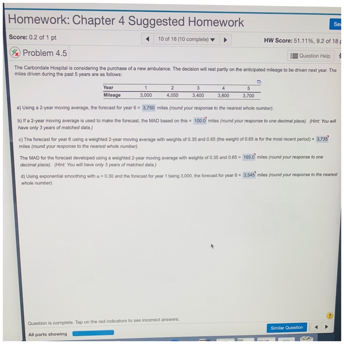 Solved Homework: Chapter 4 Suggested Homework Score: 0.2 of | Chegg.com