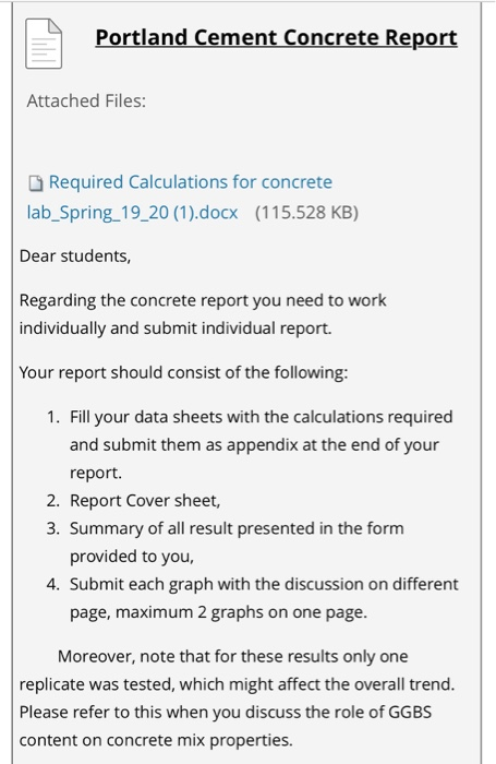 Concrete lab report introduction picture