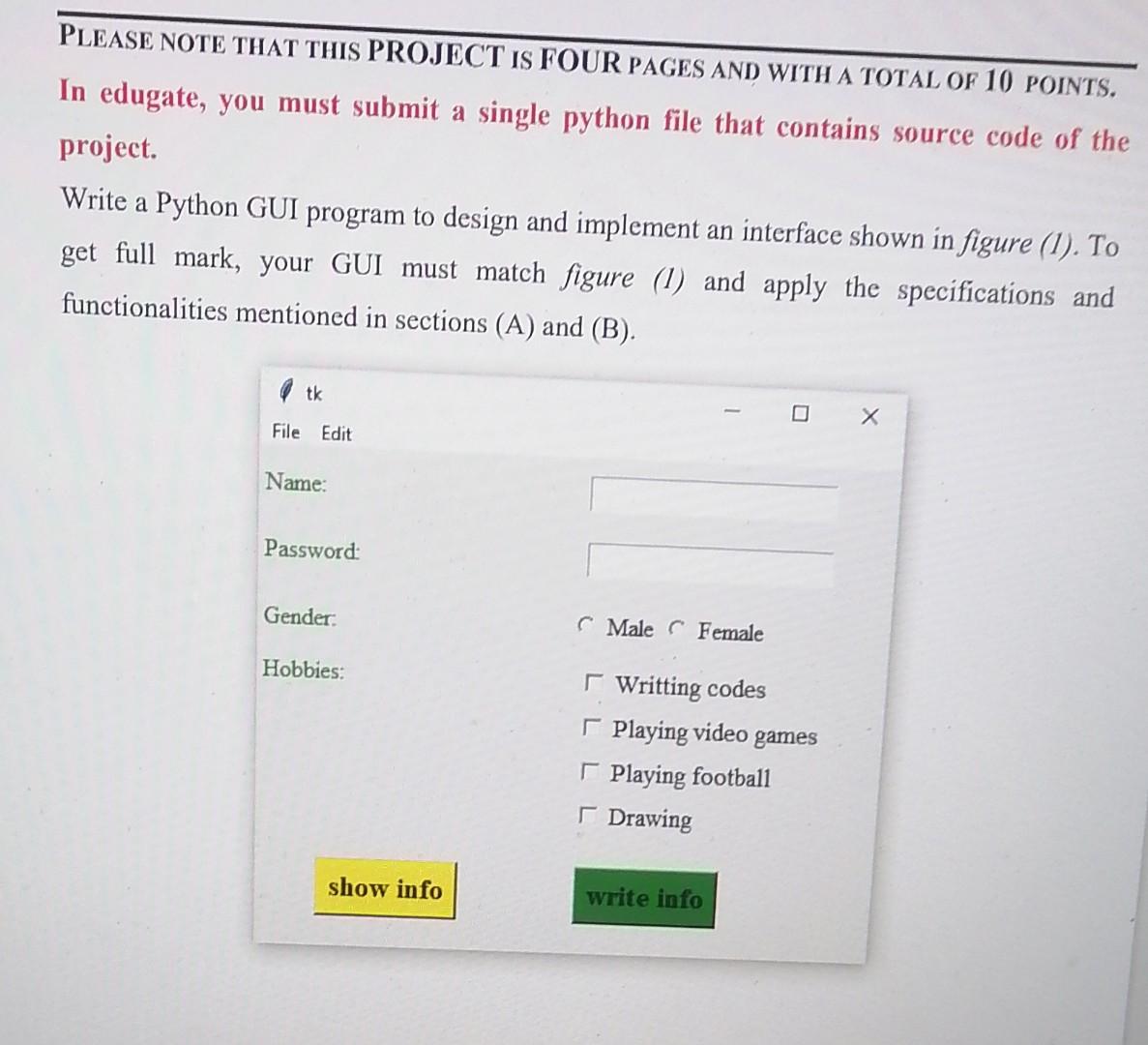 Solved PLEASE NOTE THAT THIS PROJECT IS FOUR PAGES AND WITH | Chegg.com