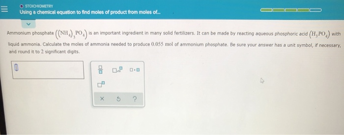 Solved O STOICHIOMETRY Using a chemical equation to find | Chegg.com